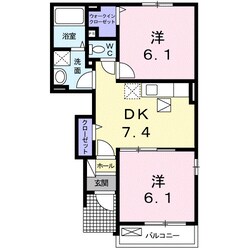 アルバ　Ⅰの物件間取画像